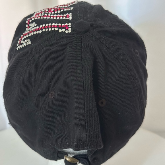 Volley Ball Bling Rhinestone 100% Cotton Hat (897) - Picture 3 of 8